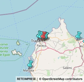 Mappa Via Guglielmo Marconi, 91100 Trapani TP, Italia (23.33833)