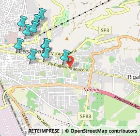 Mappa Via Guglielmo Marconi, 91100 Trapani TP, Italia (1.31)
