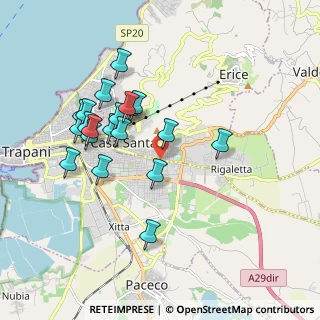 Mappa Via Guglielmo Marconi, 91100 Trapani TP, Italia (1.9775)