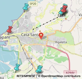 Mappa Via Guglielmo Marconi, 91100 Trapani TP, Italia (3.58273)