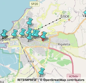 Mappa Via Guglielmo Marconi, 91100 Trapani TP, Italia (2.57462)