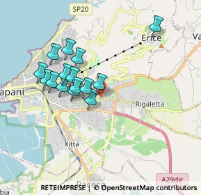 Mappa Via Guglielmo Marconi, 91100 Trapani TP, Italia (1.762)