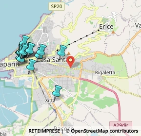 Mappa Via Guglielmo Marconi, 91100 Trapani TP, Italia (2.8165)