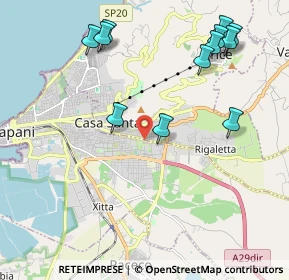 Mappa Via Guglielmo Marconi, 91100 Trapani TP, Italia (2.6875)