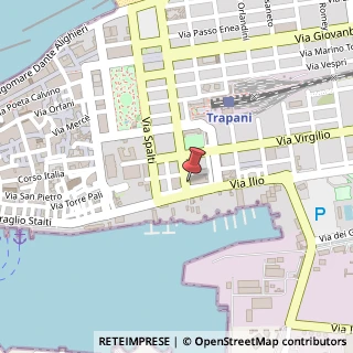 Mappa Via Avvocato Giuseppe Palmeri, 11, 91100 Trapani, Trapani (Sicilia)