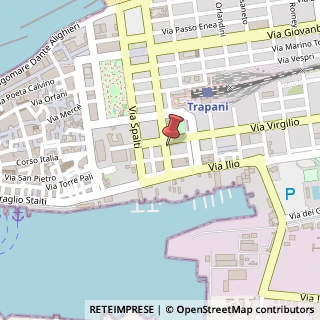 Mappa Via Giuseppe Mazzini, 7, 91100 Trapani, Trapani (Sicilia)