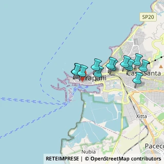 Mappa Via Tintori, 91100 Trapani TP, Italia (1.75167)