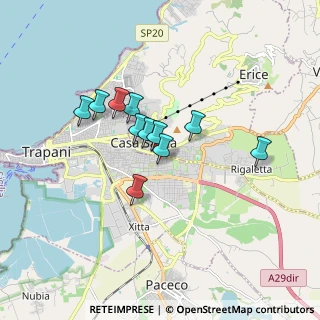 Mappa Via delle Naiadi, 91100 Trapani TP, Italia (1.44273)