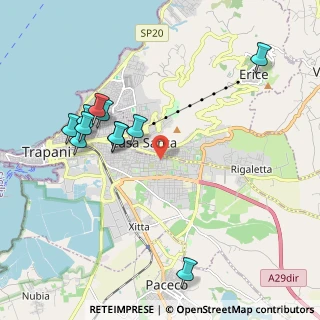 Mappa Via delle Naiadi, 91100 Trapani TP, Italia (2.39182)
