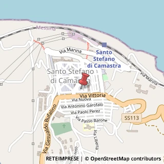 Mappa Via Plebiscito, 3, 98077 Santo Stefano di Camastra, Messina (Sicilia)