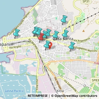 Mappa Via Antonello da Messina, 91100 Trapani TP, Italia (0.84)