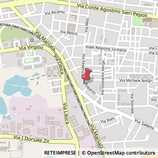 Mappa Via Federico de Roberto, 12/14, 91100 Trapani, Trapani (Sicilia)