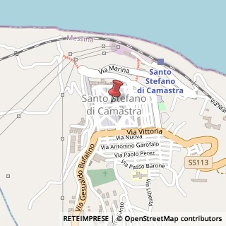 Mappa Via Luigi Sergio, 19, 98077 Santo Stefano di Camastra, Messina (Sicilia)