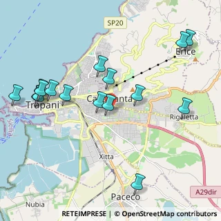 Mappa Via degli Ioni, 91100 Trapani TP, Italia (2.59688)