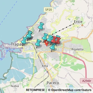 Mappa Via degli Ioni, 91100 Trapani TP, Italia (1.22846)