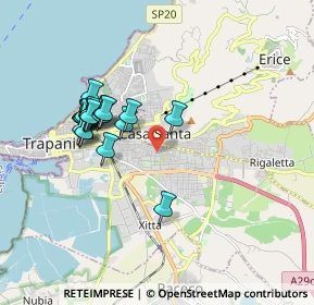 Mappa Via degli Ioni, 91100 Trapani TP, Italia (1.873)