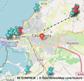 Mappa Via degli Ioni, 91100 Trapani TP, Italia (3.62938)
