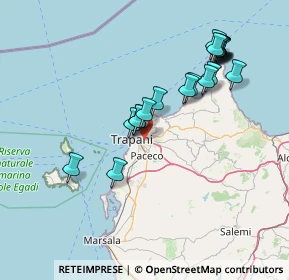 Mappa Via degli Ioni, 91100 Trapani TP, Italia (16.7235)