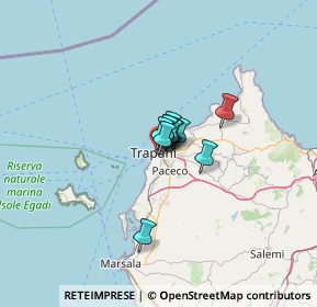 Mappa Piazzale Papa Giovanni Paolo II, 91100 Trapani TP, Italia (5.35364)