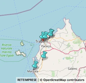 Mappa Piazzale Papa Giovanni Paolo II, 91100 Trapani TP, Italia (21.83)