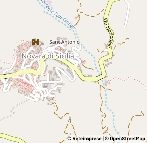 Mappa Via Michelangelo, 98058 Novara di Sicilia ME, Italia (0.21154)