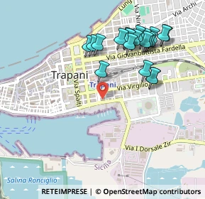 Mappa Via Aceste, 91100 Trapani TP, Italia (0.575)