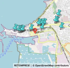 Mappa Via Aceste, 91100 Trapani TP, Italia (0.94813)