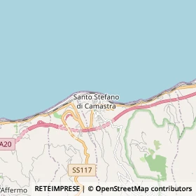 Mappa Santo Stefano di Camastra