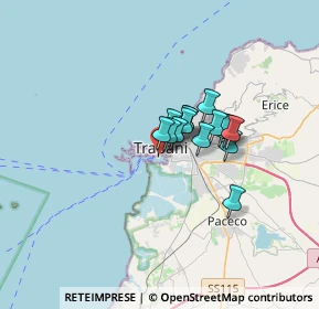 Mappa Via Aragonesi, 91100 Trapani TP, Italia (2.16667)