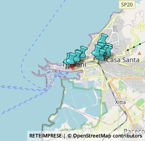 Mappa Via Aragonesi, 91100 Trapani TP, Italia (1.23692)