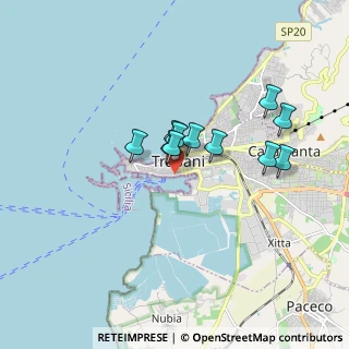 Mappa Via Gatto, 91100 Trapani TP, Italia (1.43636)