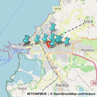 Mappa Via Terenzio, 91100 Trapani TP, Italia (1.36091)