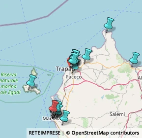 Mappa Via Terenzio, 91100 Trapani TP, Italia (17.5075)