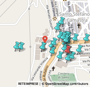 Mappa Via Leopardi, 98077 Santo Stefano di Camastra ME, Italia (0.12414)