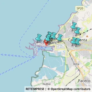Mappa Via San Cristoforo, 91100 Trapani TP, Italia (1.53091)