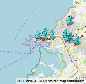 Mappa Via della Luce, 91100 Trapani TP, Italia (2.00083)