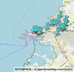 Mappa Via San Cristoforo, 91100 Trapani TP, Italia (2.09938)