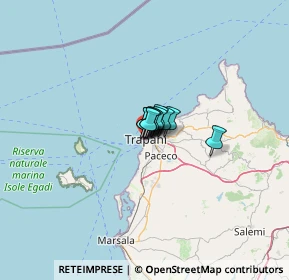 Mappa Via della Luce, 91100 Trapani TP, Italia (2.84818)