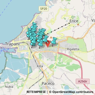 Mappa Via Francesco De Stefano, 91100 Trapani TP, Italia (1.494)