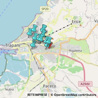Mappa Via Francesco De Stefano, 91100 Trapani TP, Italia (1.29083)
