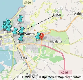 Mappa Via Leonardo Sciascia, 91100 Trapani TP, Italia (3.08833)