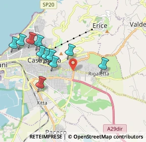 Mappa Via Leonardo Sciascia, 91100 Trapani TP, Italia (2.21)