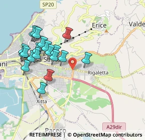 Mappa Via Leonardo Sciascia, 91100 Trapani TP, Italia (2.204)