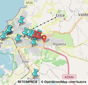 Mappa Via Leonardo Sciascia, 91100 Trapani TP, Italia (2.37357)