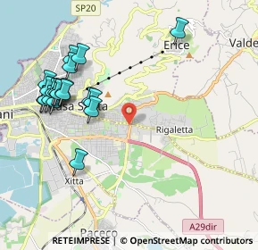 Mappa Via Leonardo Sciascia, 91100 Trapani TP, Italia (2.533)