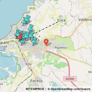 Mappa Via Leonardo Sciascia, 91100 Trapani TP, Italia (2.62077)