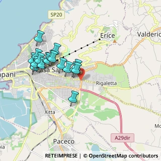 Mappa Via Leonardo Sciascia, 91100 Trapani TP, Italia (2.01611)