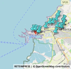 Mappa Via Biscottai, 91100 Trapani TP, Italia (2.16188)