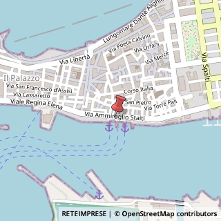 Mappa Via Ammiraglio Staiti, 55-61, 91100 Trapani, Trapani (Sicilia)