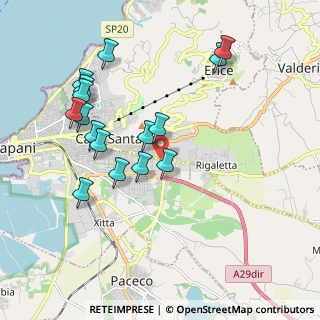 Mappa Via Gustavo Ricevuto, 91100 Trapani TP, Italia (2.2025)